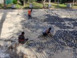 Antalya granit küp taş begonit küp taş andezit küptaş şev taş istinat taş küp taş uygulama ekibi Halil usta 